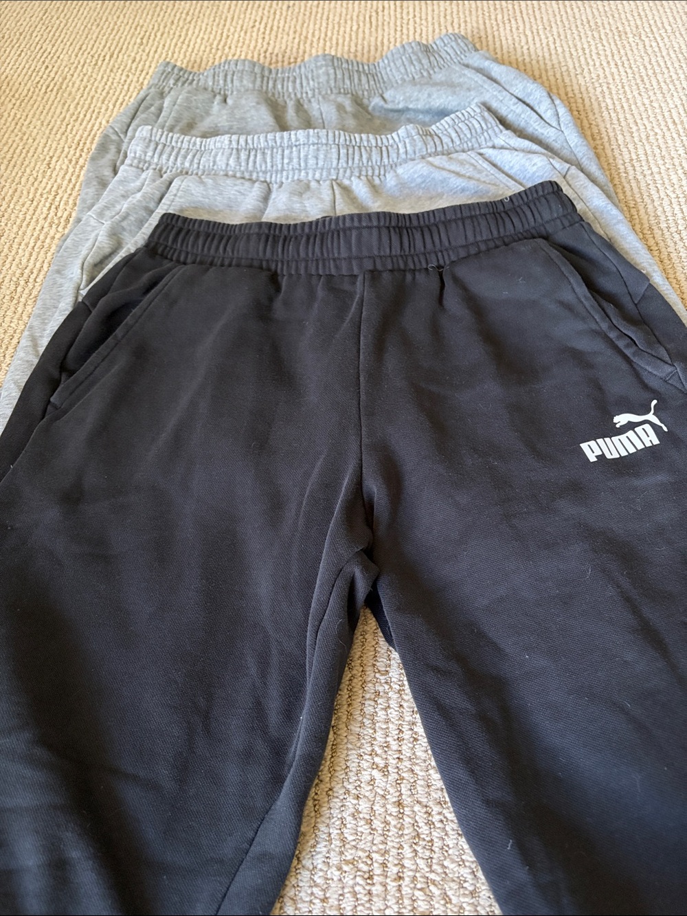 Puma Gray Men's Sweatpants Joggers
